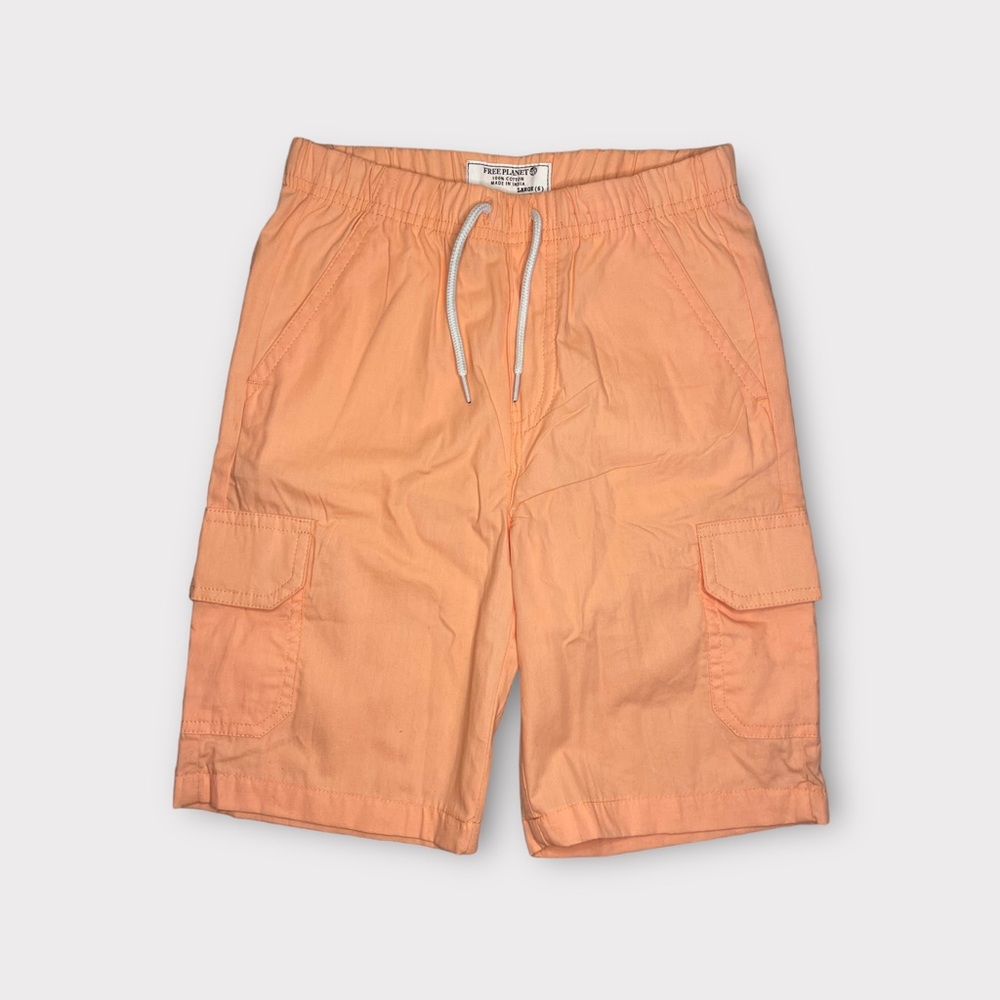 Free Planet Salmon Pink Pull On Shorts NWOT